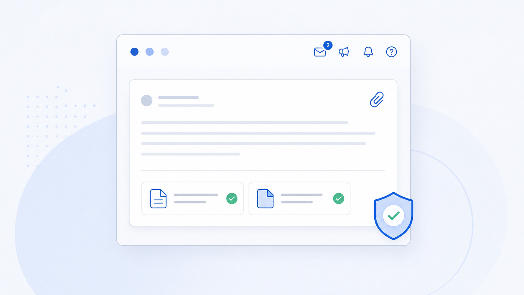 Browser illustration showing files attached to a case note